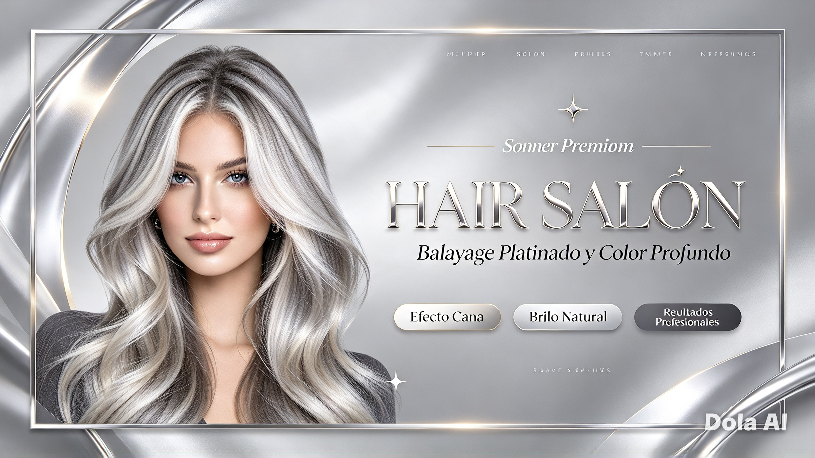 Banner de Hair salón