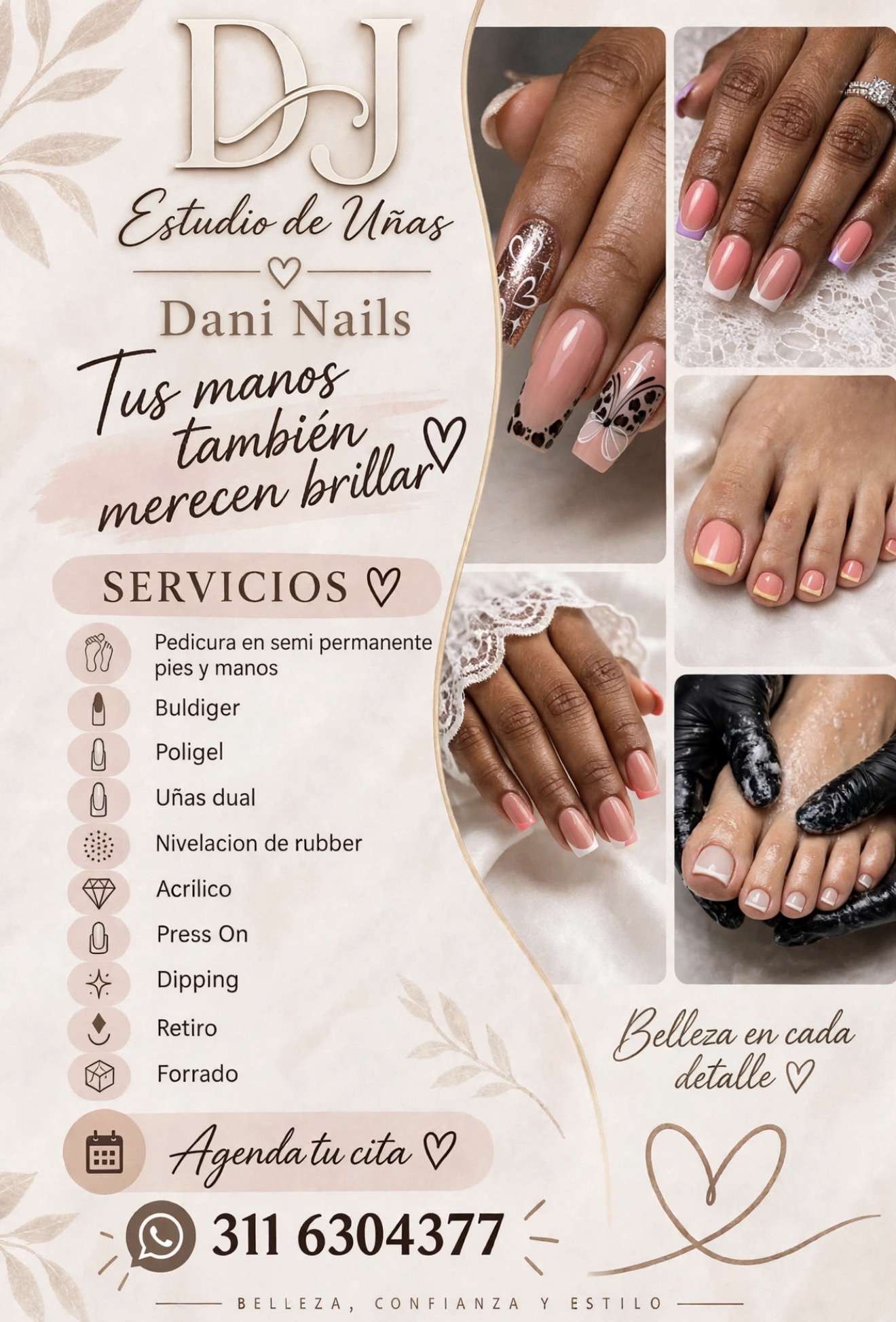 Logo de DJ Dani nails