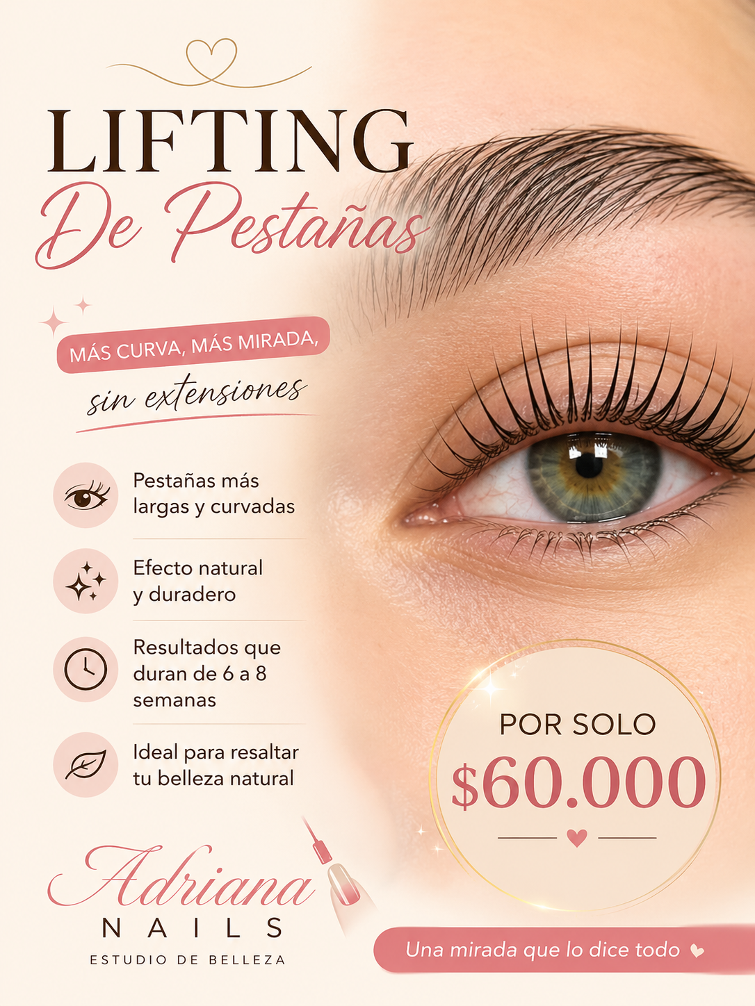 Foto del servicio Lifting de pestañas