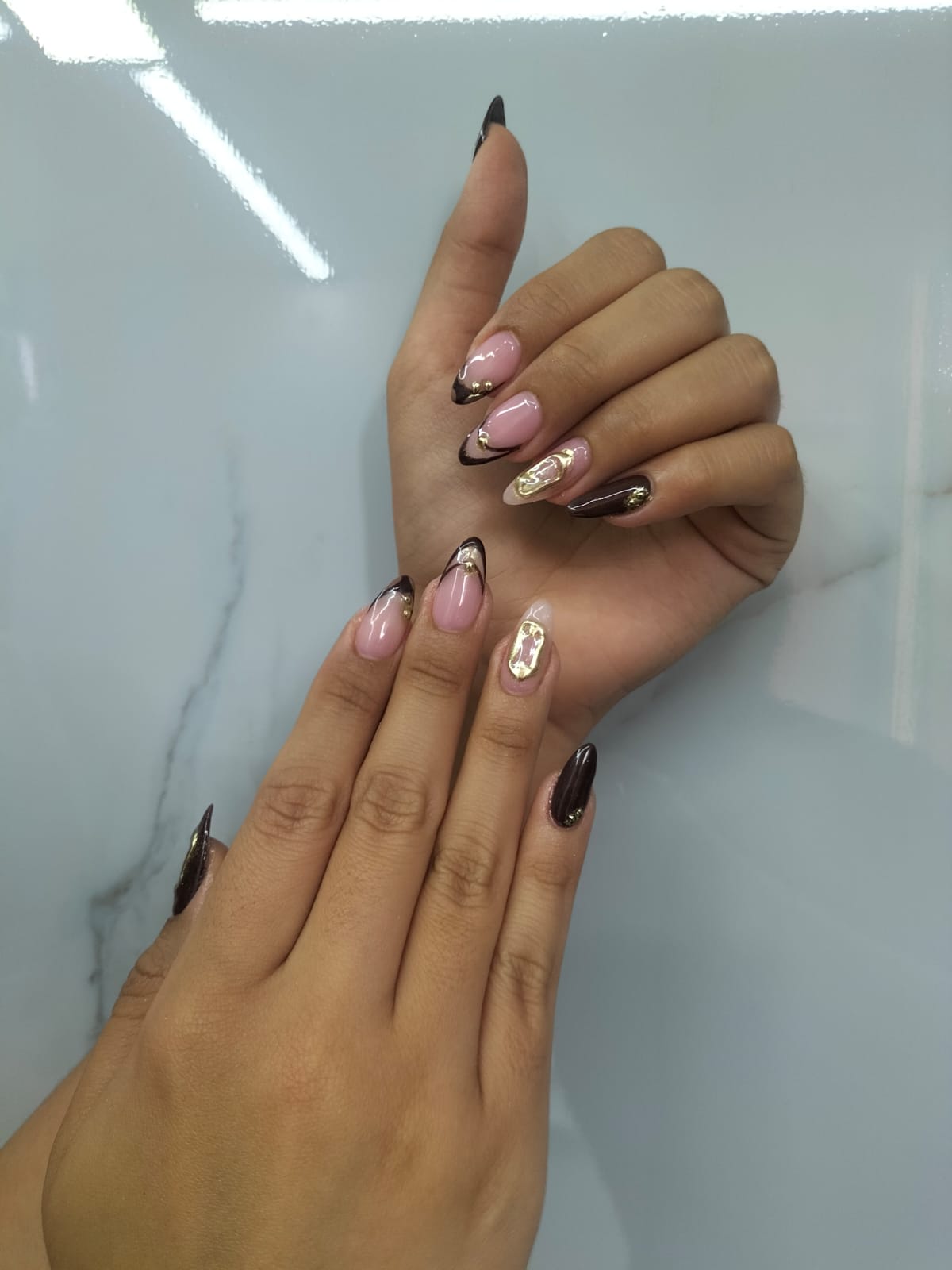 Foto del servicio Esmaltado semipermanente con forrado en base ruber o tecnica dipping